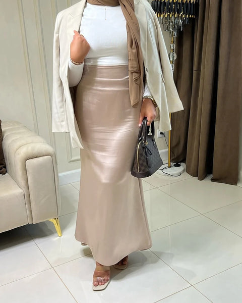 JUPE SATIN